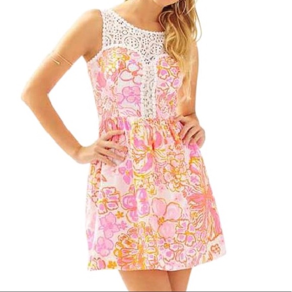 Lilly Pulitzer floral dress - Picture 1 of 3